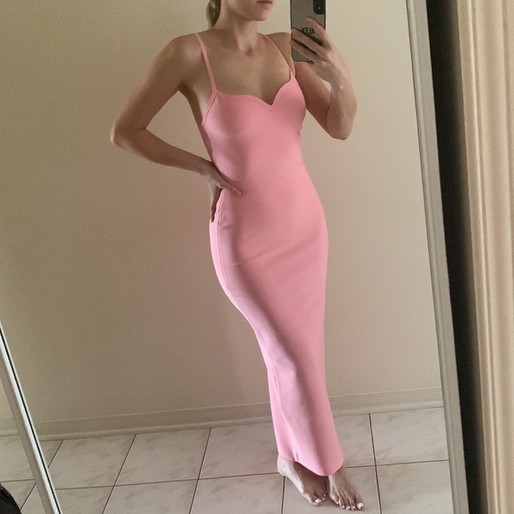 MAXI SWEETHEART BODYCON DRESS - Picture 4 of 7